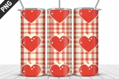Lovely Hearts Tumbler Design | Valentine's Day Tumbler Wrap Product Image 4