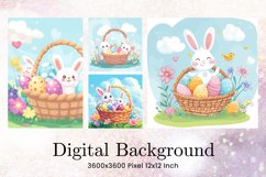 Easter Egg Background Backdrop Wallpaper Wall Art Product Image 1