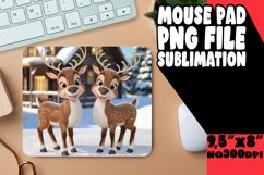 BLISSFUL mouse pad Playful Design, Christmas Santa Product Image 1