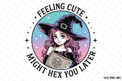 Feeling Cute Svg | Halloween Svg | Svg Cut Files Product Image 1