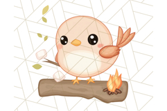 Camping Animals PNG, Forest Critters Campfire Clipart Product Image 3