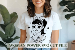 Woman Power SVG Design | Feminist SVG for Cricut&amp;Silhouette Product Image 1