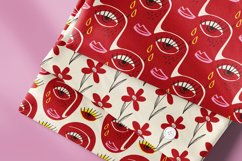 Funky Valentine seamless patterns bundle Product Image 6