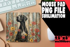 Rustic Pup Pattern Desk Pad Product Image 1