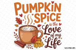 Pumpkin Spice Svg | Halloween Svg | Svg Cut Files Product Image 1