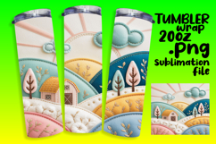 Creative 20oz Tumbler Template , Holiday Product Image 1