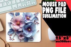 Elegant Colorful Floral Design Mouse Pad: Vibrant Joy Product Image 1