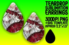 Agate Art Sublimation Earrings Product Image 1