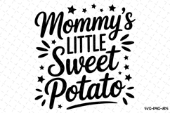 Mommy Little Sweet Potato Svg | Halloween Svg | Svg Cut File Product Image 1