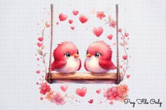 Cute Valentine Kawaii Clipart PNG Product Image 1