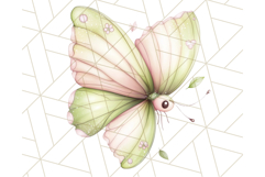 Pastel Fairies and Butterflies PNG, Spring Fantasy Clipart Product Image 3