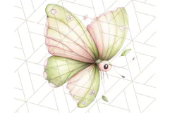 Pastel Fairies and Butterflies PNG, Spring Fantasy Clipart Product Image 3