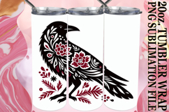 Radiant joy 20oz tumbler wrap, Flower Animals Product Image 1