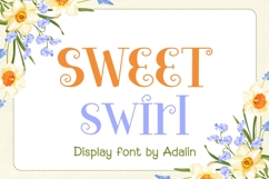 Sweet Swirl - Display Font Product Image 1