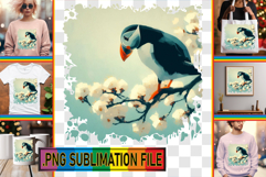 Cheerful TSHIRT Gift Ideas PNG, Birds Product Image 1