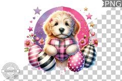Easter Dog - Easter Clipart Sublimation PNG Product Image 1