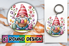 Sweet Watercolor Bear Keychain Tumbler Spring Design PNG Product Image 1