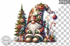 Christmas Gnome Sublimation - Clipart PNG Design Product Image 1