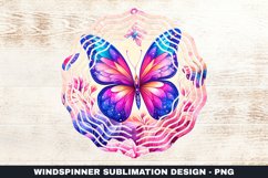 Butterfly Wind Spinner Sublimation Design Product Image 1