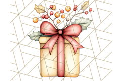 Vintage Christmas Ornaments and Presents PNG Holiday Clipart Product Image 3