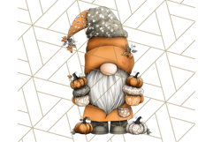 Thanksgiving Gnome Clipart PNG Cute Fall Gnomes, Gnome Png Product Image 3
