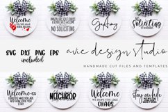 Funny Round Sign Bundle | Round SVG Files | Farmhouse Signs Product Image 2