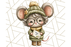Thanksgiving Woodland Animals Clipart PNG Product Image 3