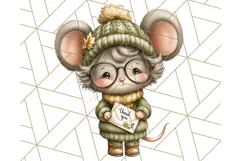 Thanksgiving Woodland Animals Clipart PNG Product Image 3