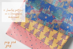 Wax Crayons Starlight Night Seamless Patterns Product Image 7