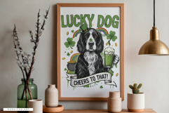 St Patrick Day Dog Png Sublimation - Cute St patrick Dog Product Image 3