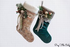 Olive Green Christmas Clipart Product Image 1