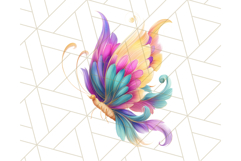 Colorful Butterfly Clipart PNG Clipart, Rainbow Butterfly Product Image 3