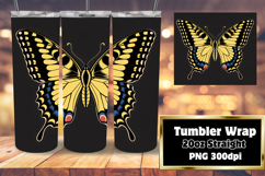 Custom 20oz Tumbler Gift Design , Butterfly Product Image 1