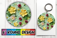3D Bloom and Keychain Fruit Round Design Product Image 1