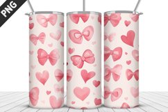 Lovely Hearts Tumbler Design | Valentine&#039;s Day Tumbler Wrap Product Image 4