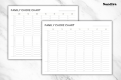 Family Chore Chart Canva Template 3 Product Image 3