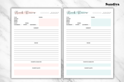 Book Review Printable 2 | Book Reading Journal Template Product Image 3