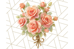 Fall Flower Bouquets Clipart PNG, Autumn Floral Clip Art Product Image 3