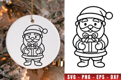 Christmas icon svg, icon png clipart, christmas outline svg Product Image 1