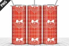 Lovely Hearts Tumbler Design | Valentine's Day Tumbler Wrap Product Image 3