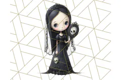 Creepy Dolls Clipart PNG Haunted Toy Characters Product Image 3