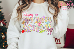 100 Days of School Coquette Png, 100 Days of School PNG Product Image 1