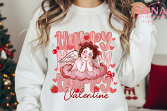 Coquette Cupid Valentine Png, Preppy Valentines Day Png Product Image 3