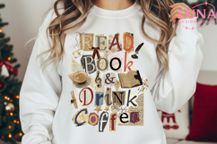 Read Book And Drink Coffee png, Books and coffee, Book Lover Product Image 4