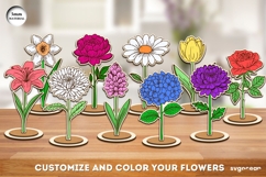 Flowers Laser Cut Bundle | Glowforge | SVG Product Image 2