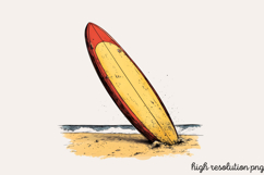 Watercolor Coastal Clipart PNG Product Image 1