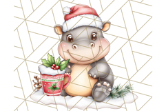 Muted Cute Safari Christmas Animal PNG Clipart, Holiday Png Product Image 3