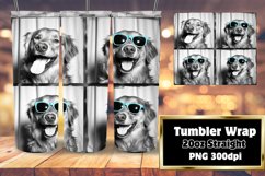 Delightful Funny Dog Tumbler Wrap Product Image 1