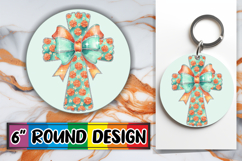 Enchanted Circle Coaster Designs, Flower Cross Product Image 1