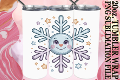 RADIANT LOVE 20oz TUMBLER WRAP, Cute Christmas Product Image 1
